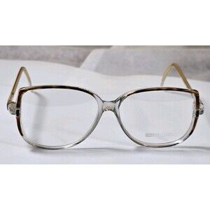 Europa Eyewear Frames Unisex Connie 379  52-16 140 Clear/BRN TORT Demo VTG